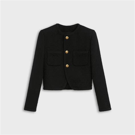 celine boucle jacket|Celine jackets for sale.